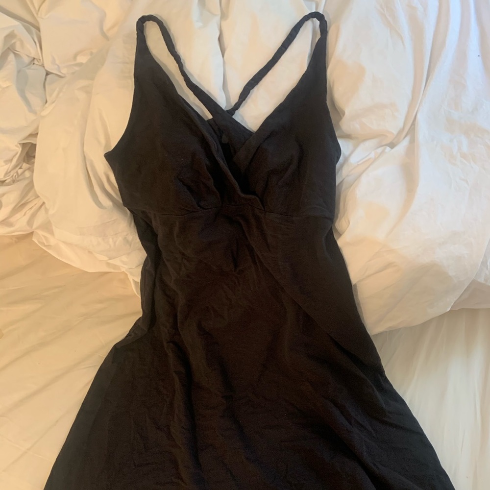 Patagonia Cotton Black Dress Crossback